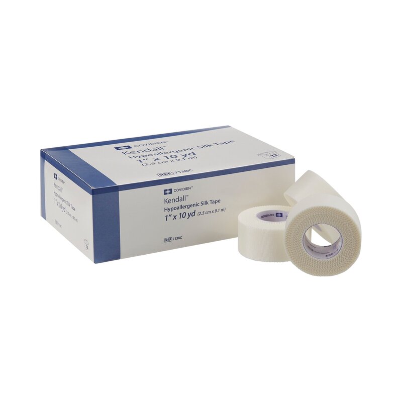 kendall-hypoallergenic-medical-tape-silk-white-1-inch-x-10-yard-nonsterile