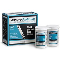 Assure Platinum Blood Glucose Test Strips 100/Box