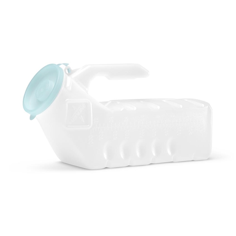 Supreme Male Urinal, 32 oz (946 mL), With Closure – Single-Patient Use