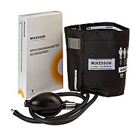 McKesson LUMEON™ Reusable Blood Pressure Cuff & Bulb – Adult, 23–40 cm Arm, Nylon