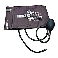 McKesson LUMEON™ Reusable Blood Pressure Cuff & Bulb – Thigh Cuff, 40–66 cm Leg, Nylon