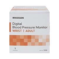 McKesson Automatic Digital Blood Pressure Monitor – Desk Model, One-Size-Fits-Most Nylon Cuff