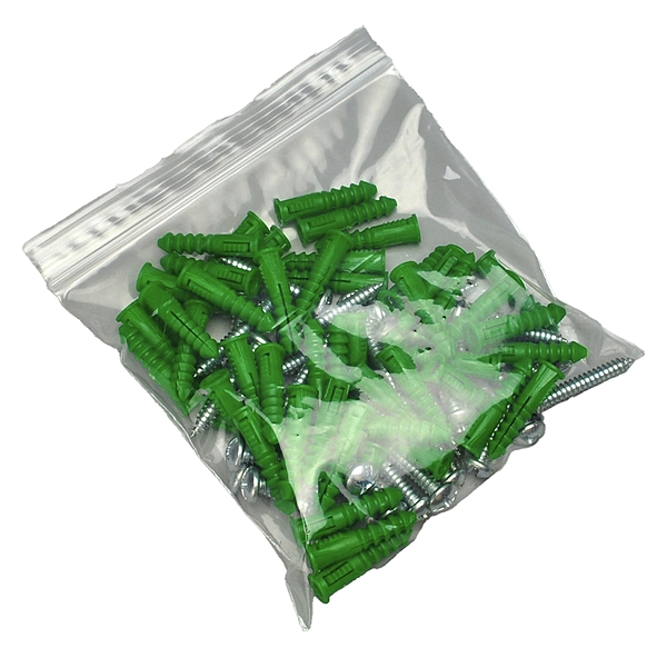 Reclosable Bag LK® Clear Line 6 X 6 Inch LDPE Clear Zipper Closure