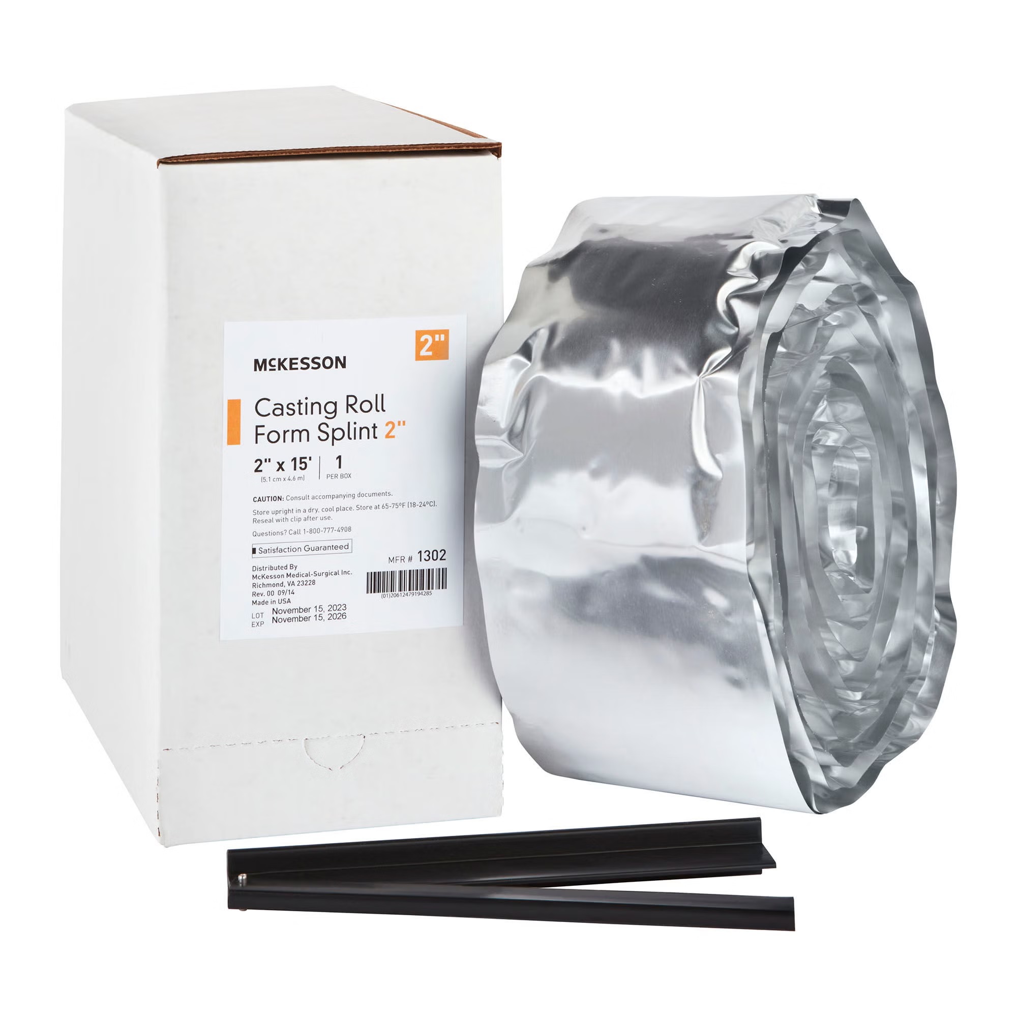 McKesson Padded Fiberglass Splint Roll, White (BX/1RL)