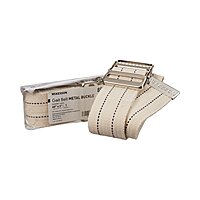 McKesson Gait Belt 60 Inch White Polyester with Metal Buckle