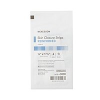 McKesson Skin Closure Strip 1/4" x 1-1/2" Reinforced White (BX/50EA)