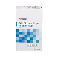 McKesson Skin Closure Strip 1/4" x 1-1/2" Reinforced White (BX/50EA)