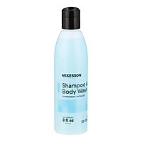 McKesson® Shampoo and Body Wash Summer Rain Scent 8 oz. Flip-Top Bottle