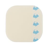 McKesson Thin Hydrocolloid Dressing – 4 × 4 Inch, Film Backing