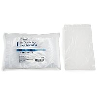 Reclosable Bag McKesson 6 X 9 Inch Polyethylene Clear Zipper Closure, 2-Mil