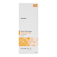 McKesson Elastic Bandage 3 Inch × 5 Yard Tan with Hook and Loop Closure