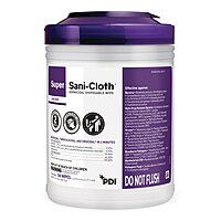 Super Sani-Cloth® Surface Disinfectant Cleaner Premoistened Germicidal Wipes 160 Count Alcohol Scent