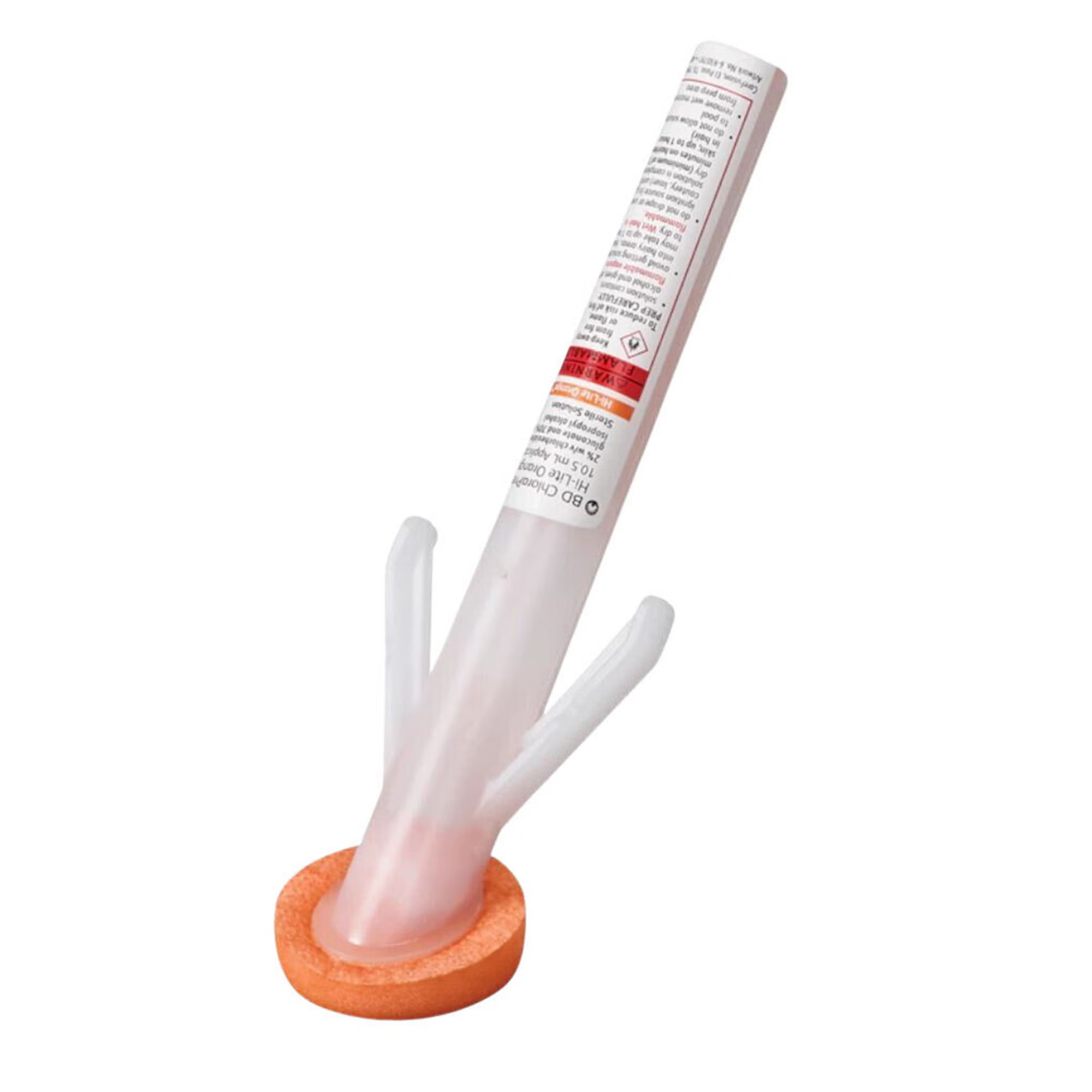 BD ChloraPrep Hi-Lite Orange 10.5 mL Sterile Applicator – BX/25
