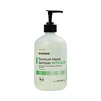 Hand Sanitizer with Aloe McKesson Premium 18 oz. Ethyl Alcohol Gel Pump Bottle