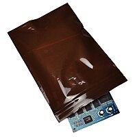 LK® Reclosable UV Protection Bag – Amber LDPE, 12" x 12", Zipper Closure