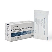 McKesson Sterilization Pouch – EO Gas / Steam, 3½ × 5 Inch, Self-Seal