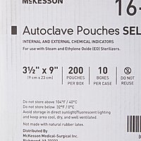 McKesson Sterilization Pouch – EO Gas / Steam, 3½ × 9 Inch, Self-Seal