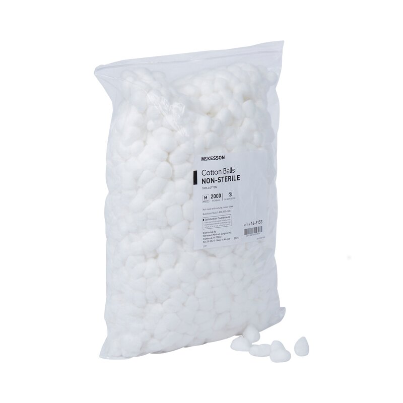 McKesson Cotton Balls – Medium, NonSterile