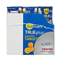 sunmark® TRUEplus™ Glucose Supplement Chewable Tablets Orange Flavor 10 Count Bottle (CT/6BT)-CT