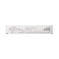 Swabstick McKesson Cotton Tip Wood Shaft 6 Inch Sterile 1 per Pack