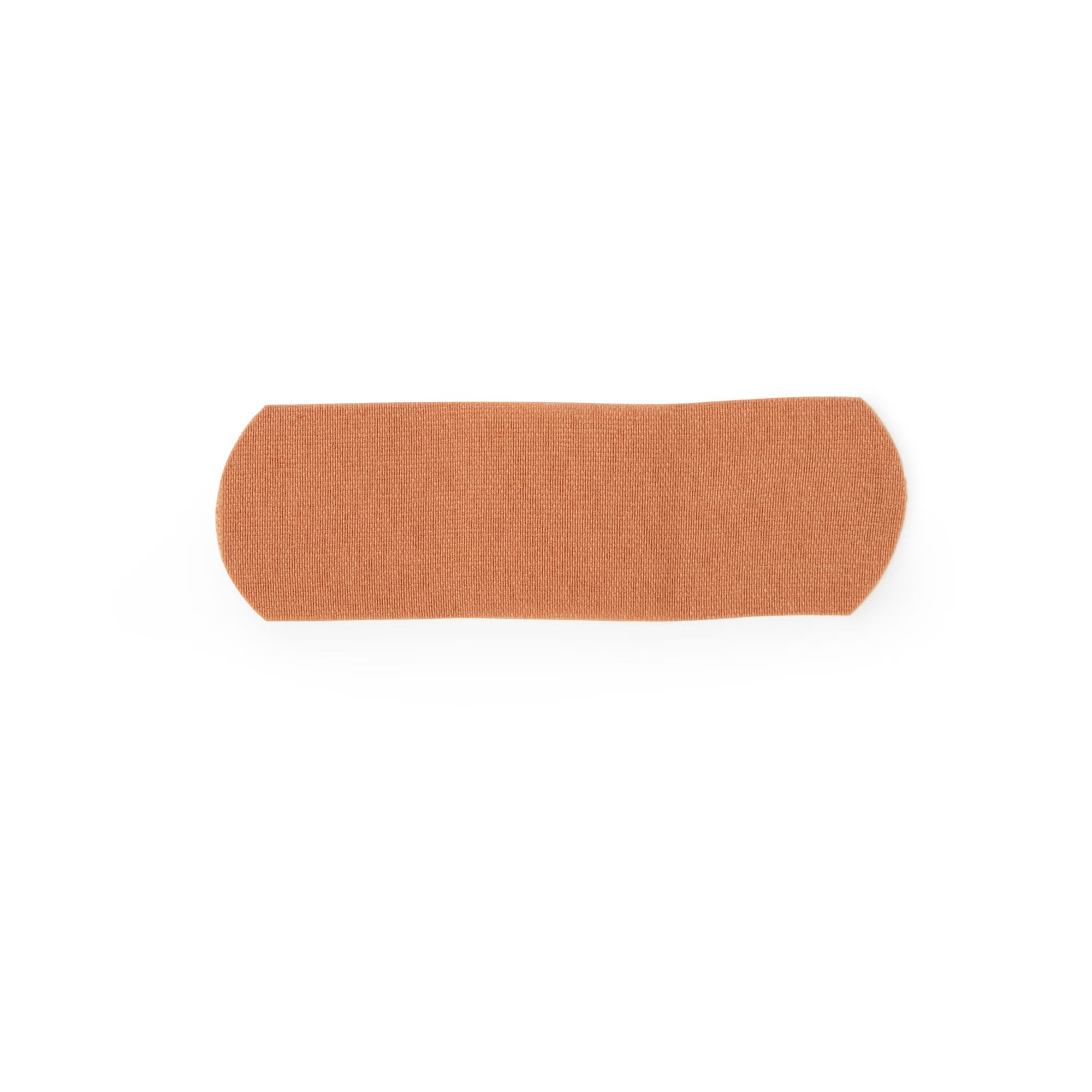 Dukal American White Cross® Stat Strip® Sterile Fabric Adhesive Bandages, 1 x 3 Inch, Tan, Flexible, Non-Stick Pad 