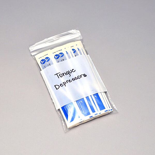 Reclosable Bag LK® Clear Line 13 X 15 Inch LDPE Clear Zipper Closure With Write-on Block