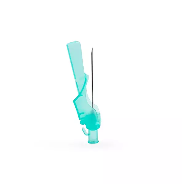 Sol-Guard® Safety Needle with Shield, Luer Lock, Sterile, 100/Box
