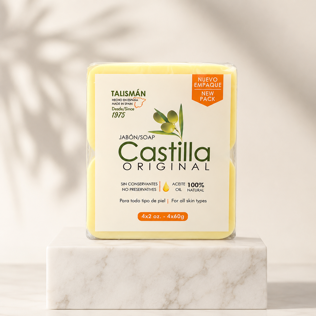 Talisman Castilla Soap Original Bars 2 oz (PK/4EA) Special Bundles
