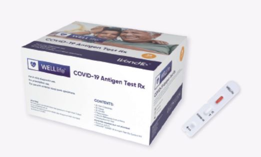 Respiratory Test Kit WELLlife™ Covid-19 Antigen Test Professional 25 Tests per Kit CLIA Waived