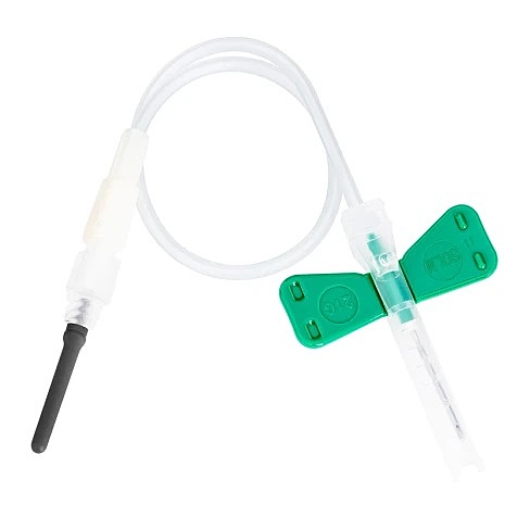 Sol-Care® Safety Winged Blood Collection Needle with Luer Adapter